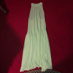 Neon Yellow Silence + Noise Maxi Dress